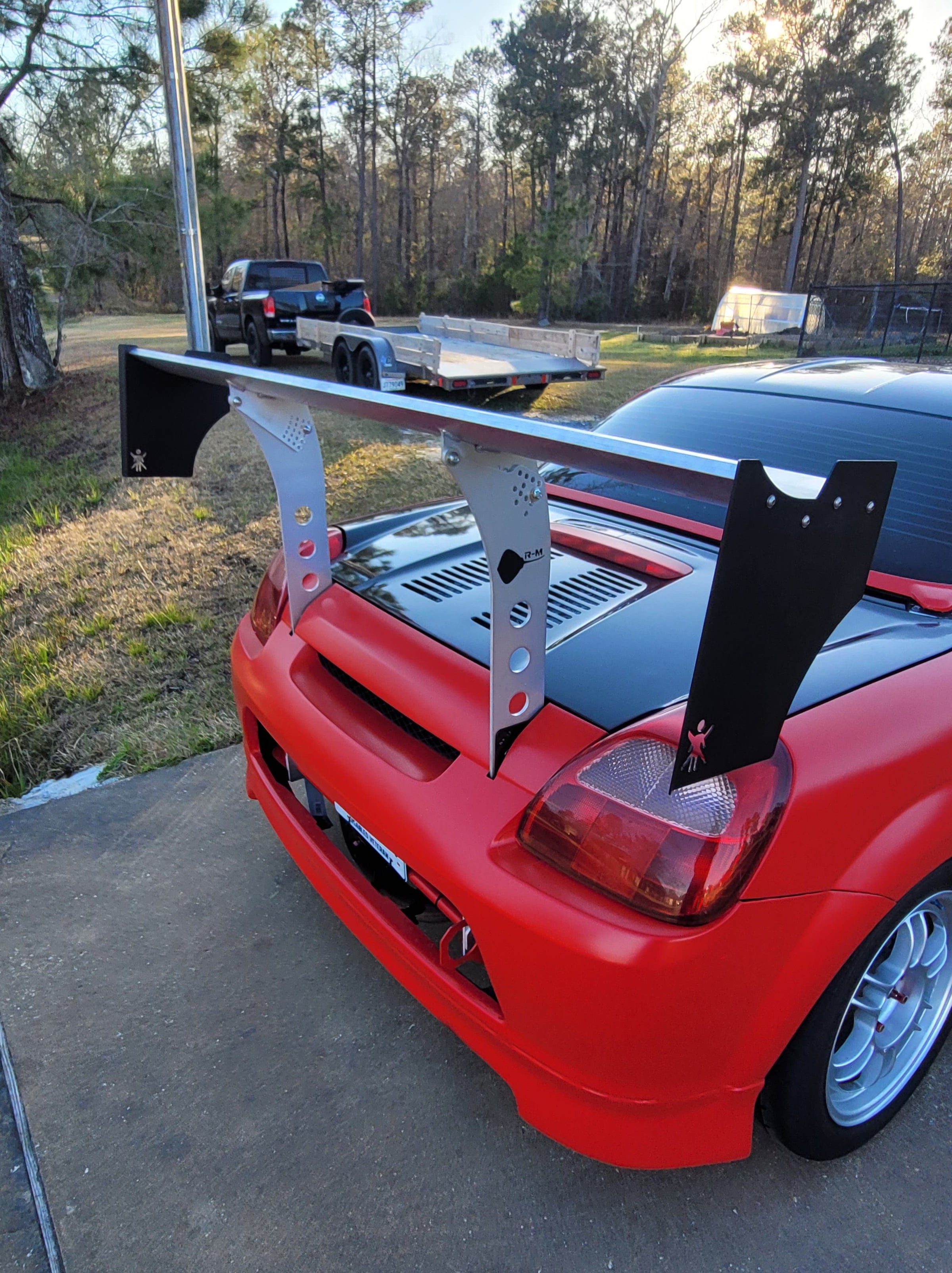 MR2 Spyder Big Wing Pylon Kit | Stingwray R-M LLC